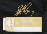 Warriors Stephen Curry Signed Black Jordan Brand SC Edition Jersey BAS Witnessed