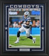 Cowboys Tony Pollard Authentic Signed 16x20 Framed Photo JSA #WA490273