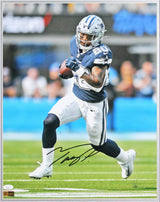 Cowboys Tony Pollard Authentic Signed 16x20 Framed Photo JSA #WA490273