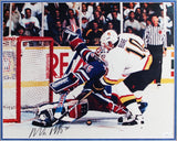 Rangers Mike Richter Authentic Signed 16x20 Framed Horizontal Photo JSA #AS95463