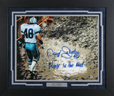 Cowboys Daryl Johnston "Moose In The Mud" Signed 16x20 Framed Photo BAS Witness