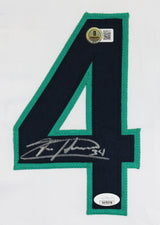 Felix Hernandez Authentic Signed White Pro Style Jersey Autographed BAS #BQ96312