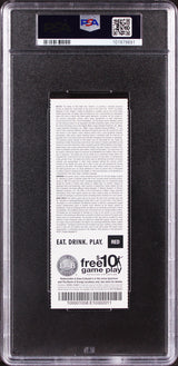 Mike Trout Signed Rookie Season Full Ticket Stub Graded VG 3 Auto 10! PSA Slab