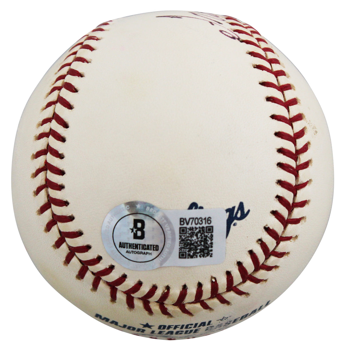 Reds Frank Robinson Authentic Signed Allen Selig OML Baseball BAS #BV70316