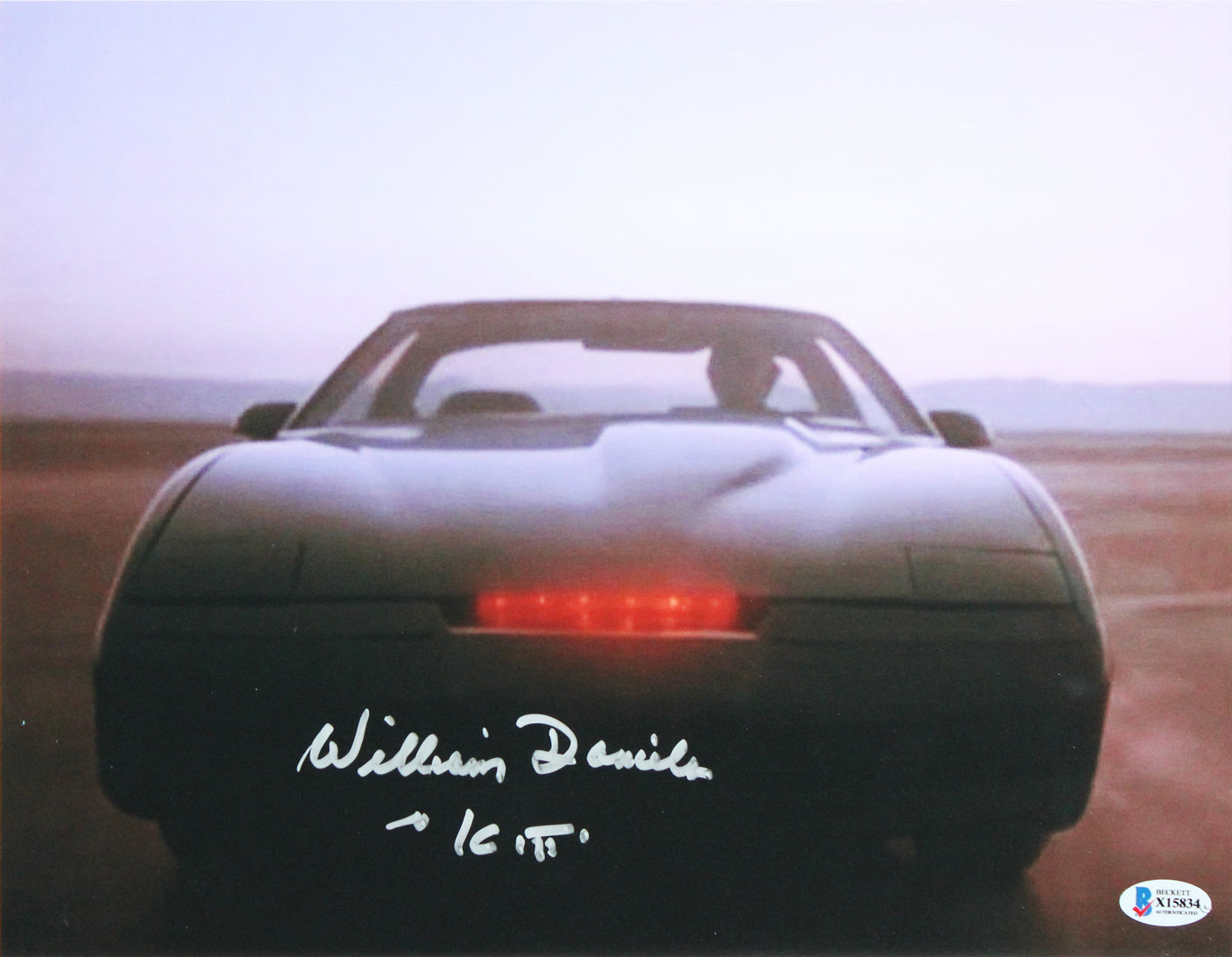 William Daniels Knight Rider "KITT" Authentic Signed 11x14 Framed Photo BAS