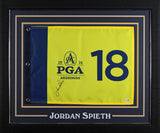 Jordan Spieth Signed & Framed 2026 PGA Championship Pin Flag JSA #CM34139