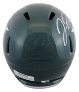 Eagles Jordan Davis Signed F/S Speed Rep Helmet W/ Case W/ Silver Sig JSA Wit