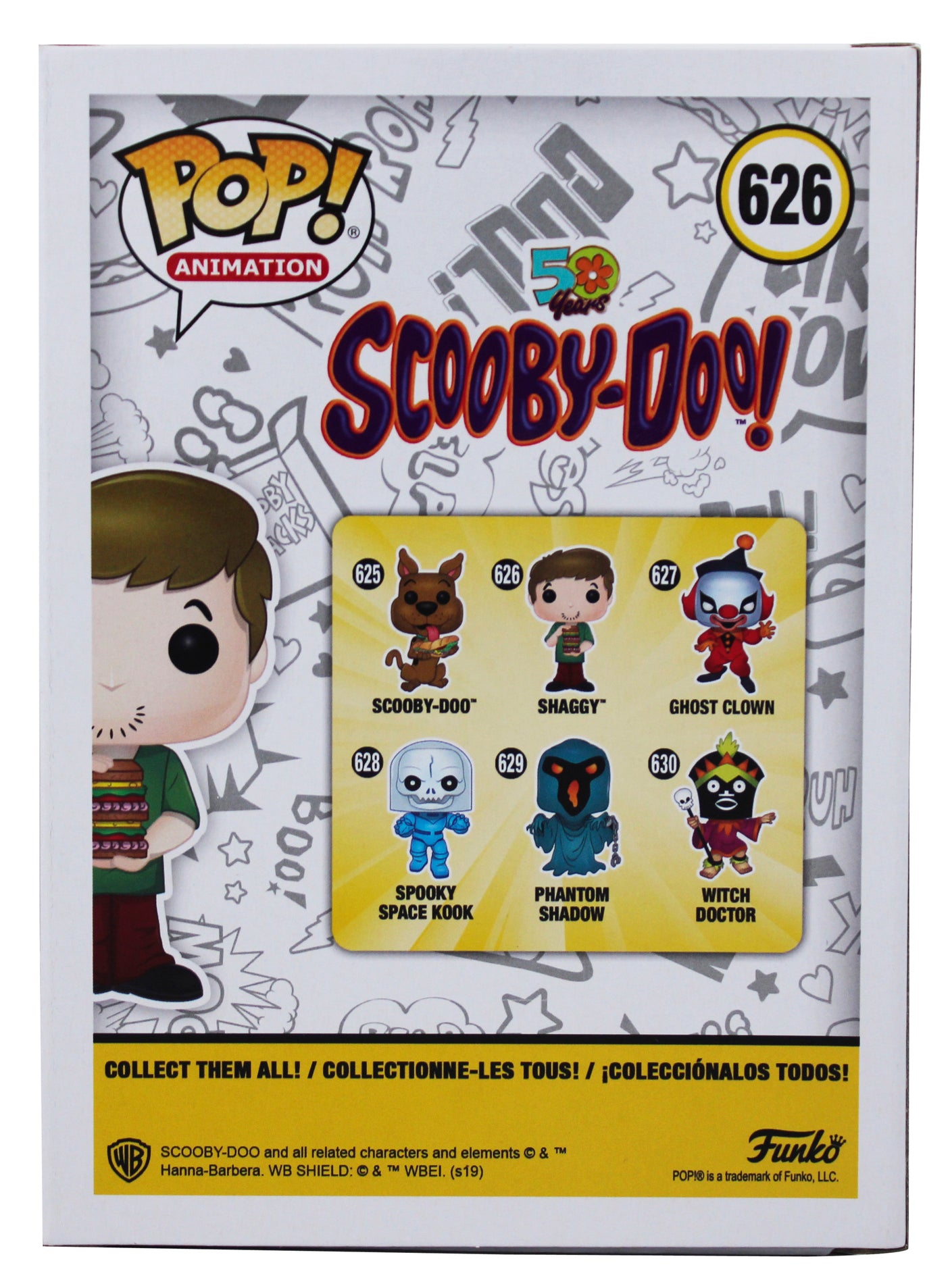 Will Forte Scooby-Doo Signed Shaggy #626 Funko Pop Vinyl Figure w/ Red Sig JSA