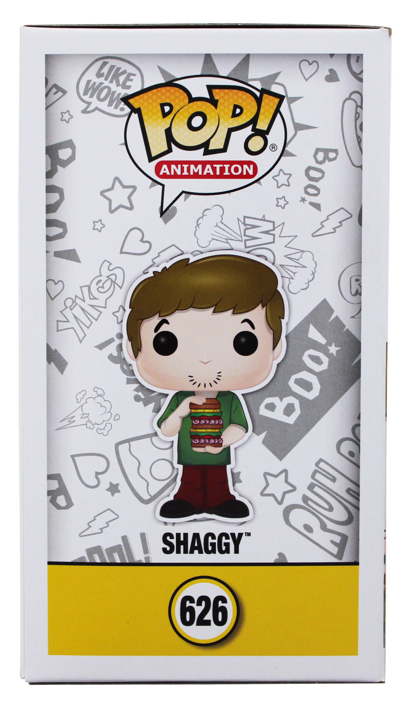 Will Forte Scooby-Doo Signed Shaggy #626 Funko Pop Vinyl Figure w/ Red Sig JSA