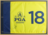 Cameron Young Signed & Framed 2026 PGA Championship Pin Flag JSA #CM34152