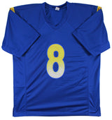 Jared Verse Authentic Signed Blue Pro Style Jersey Autographed BAS Witnessed 2