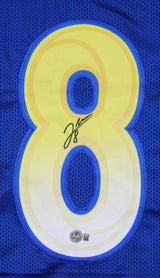 Jared Verse Authentic Signed Blue Pro Style Framed Jersey BAS Witnessed 2