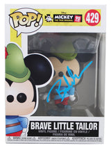 Bret Iwan Signed Brave Little Tailor #429 Funko Pop Vinyl Figure JSA W #WPP89739