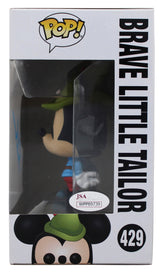 Bret Iwan Signed Brave Little Tailor #429 Funko Pop Vinyl Figure JSA W #WPP89739