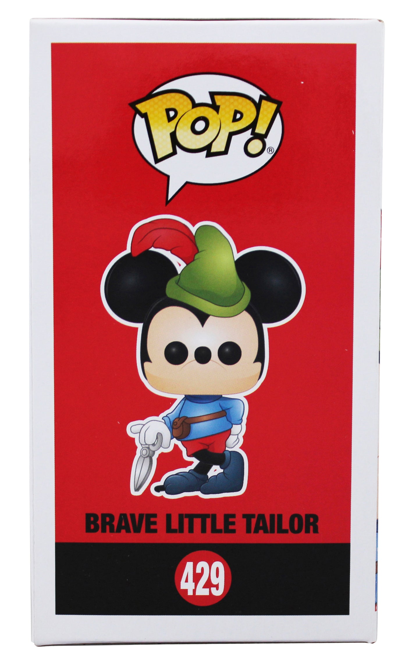 Bret Iwan Signed Brave Little Tailor #429 Funko Pop Vinyl Figure JSA W #WPP89739