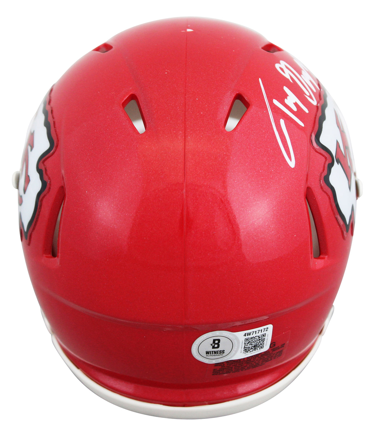 Chiefs Tony Gonzalez Authentic Signed Speed Mini Helmet BAS Witnessed #4W717172