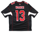 Cardinals Kurt Warner Authentic Signed Black Nike Game Jersey BAS Witnessed