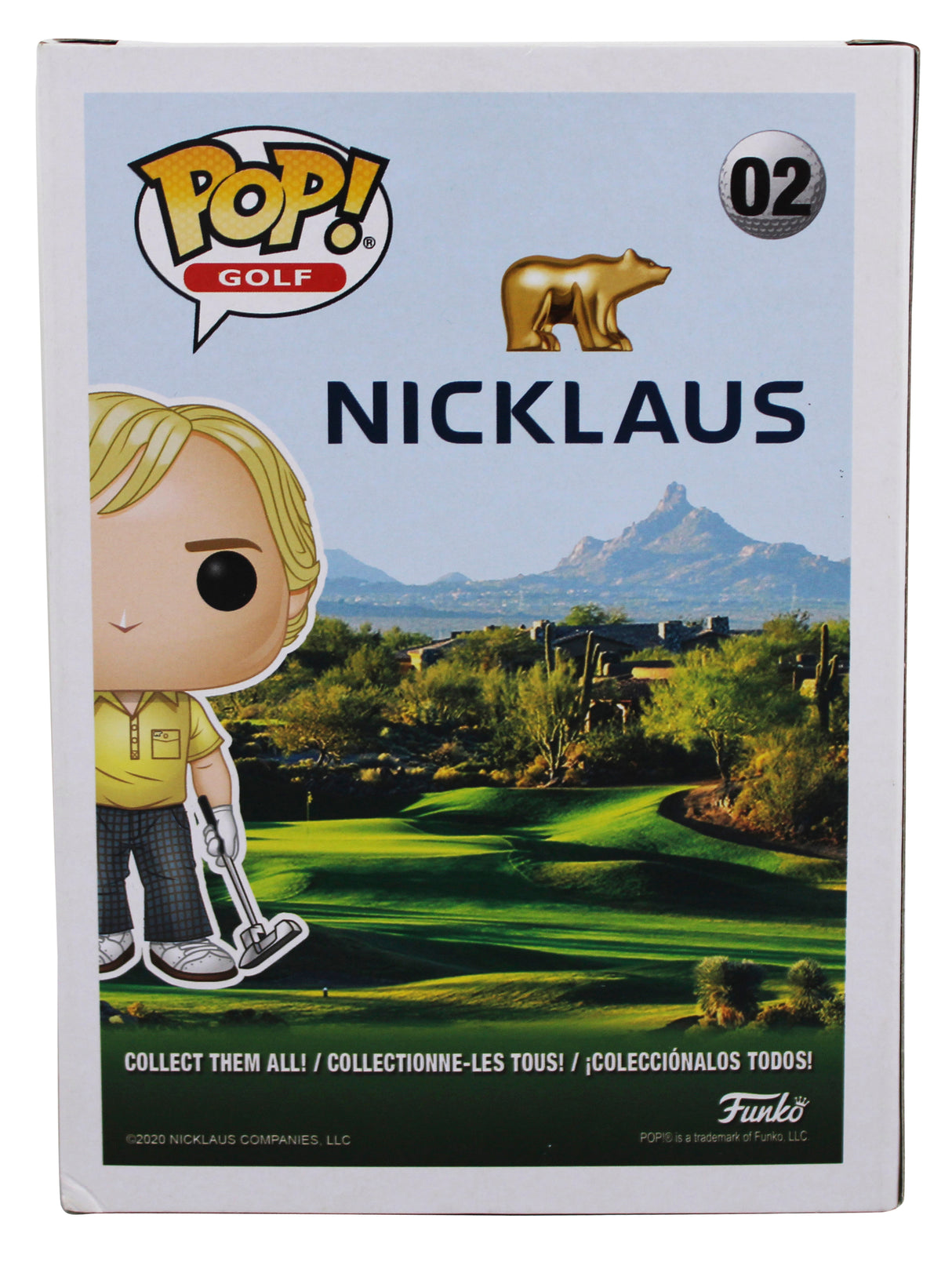 Jack Nicklaus Authentic Signed #02 Funko Pop Vinyl Figure JSA #AW03514