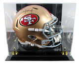 49ers Frank Gore Authentic Signed Full Size Speed Rep Helmet W/ Case BAS Witness