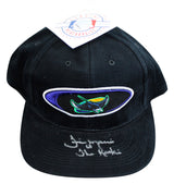Rays Jim Morris "The Rookie" Authentic Signed Black Velcro Baseball Hat BAS 1