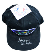 Rays Jim Morris "The Rookie" Authentic Signed Black Velcro Baseball Hat BAS 1