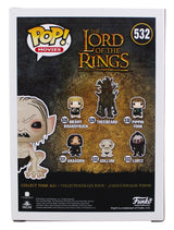 Andy Serkis Lord of the Rings Signed Gollum #532 Funko Pop Vinyl Figure BAS 1
