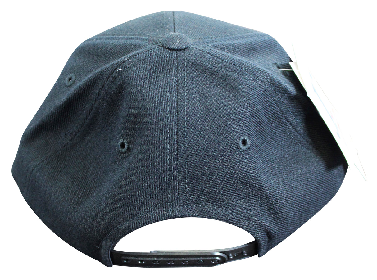 Rays Jim Morris "The Rookie" Authentic Signed Black Snapback Baseball Hat BAS 2