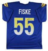 Braden Fiske Authentic Signed Blue Pro Style Jersey Autographed BAS Witnessed 1