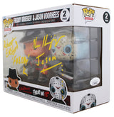 Robert Englund & Ken Kirzinger Signed 2 Pack Funko Pop Vinyl Figure JSA #CG80503