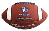 Marvin Mims "2019 Mr. Texas Football" Signed LSHS Team Issue Football JSA Wit