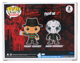 Robert Englund & Ken Kirzinger Signed 2 Pack Funko Pop Vinyl Figure JSA #CG80503