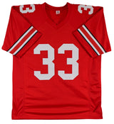 Ohio State Jack Sawyer Authentic Signed Red Pro Style Jersey BAS Witnessed