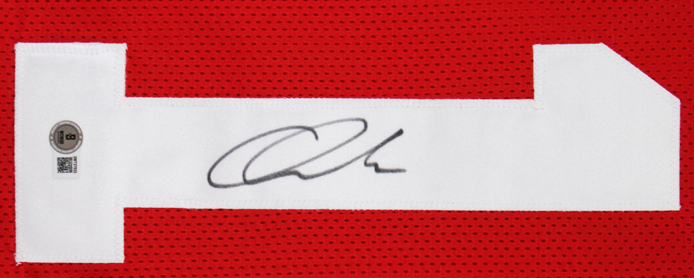 Ohio State Quinshon Judkins Authentic Signed Red Pro Style Jersey BAS Witnessed