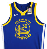 Stephen Curry "Human Torch" Signed Blue Nike Icon Edition Authentic Jersey BAS W