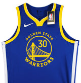 Stephen Curry "Human Torch" Signed Blue Nike Icon Edition Authentic Jersey BAS W