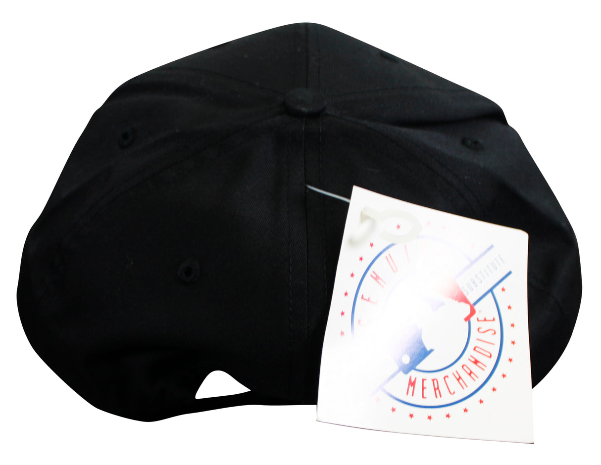Rays Jim Morris "The Rookie" Authentic Signed Black MLB Hat BAS #WA40677