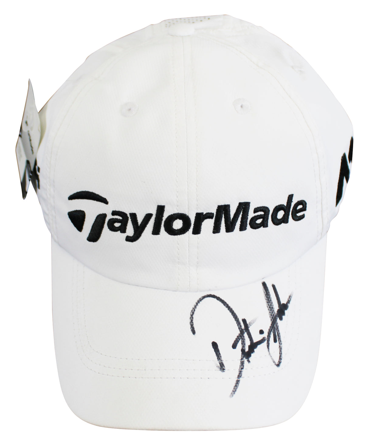 Dustin Johnson Authentic Signed White TaylorMade Hat Autographed BAS #B43622