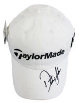 Dustin Johnson Authentic Signed White TaylorMade Hat Autographed BAS #B43622