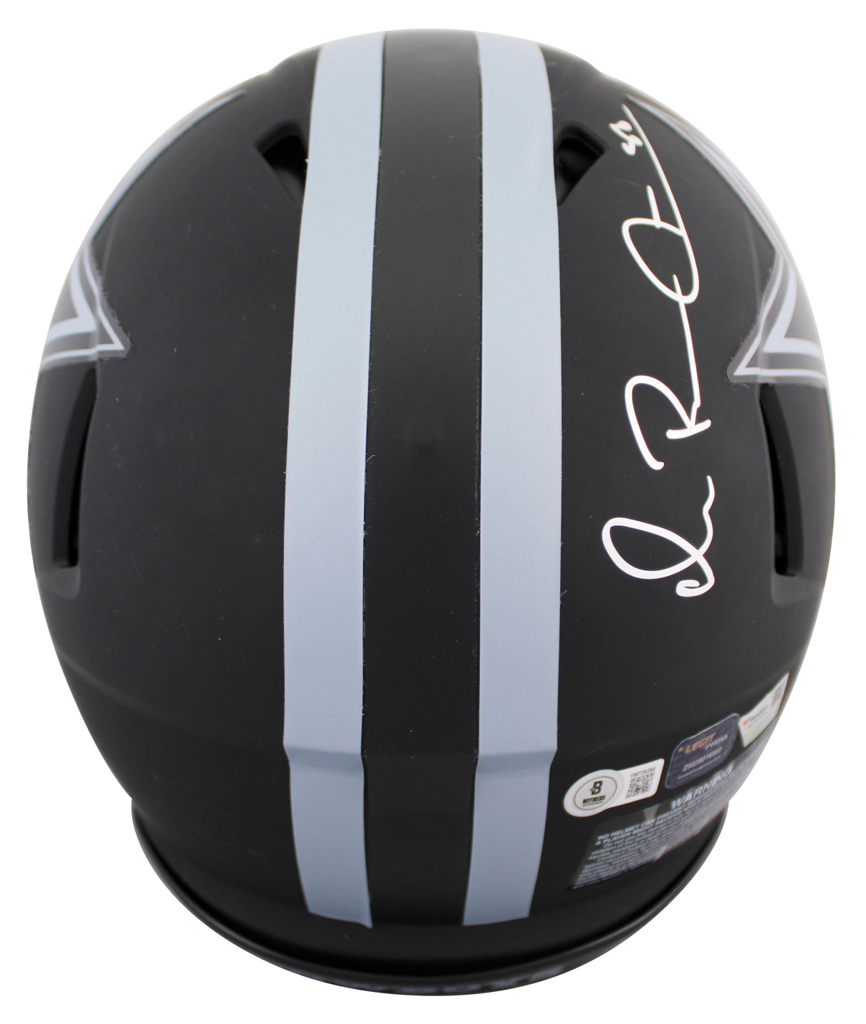 Cowboys (3) Aikman, Smith +1 Signed Eclipse F/S Speed Proline Helmet W/ Case BAS