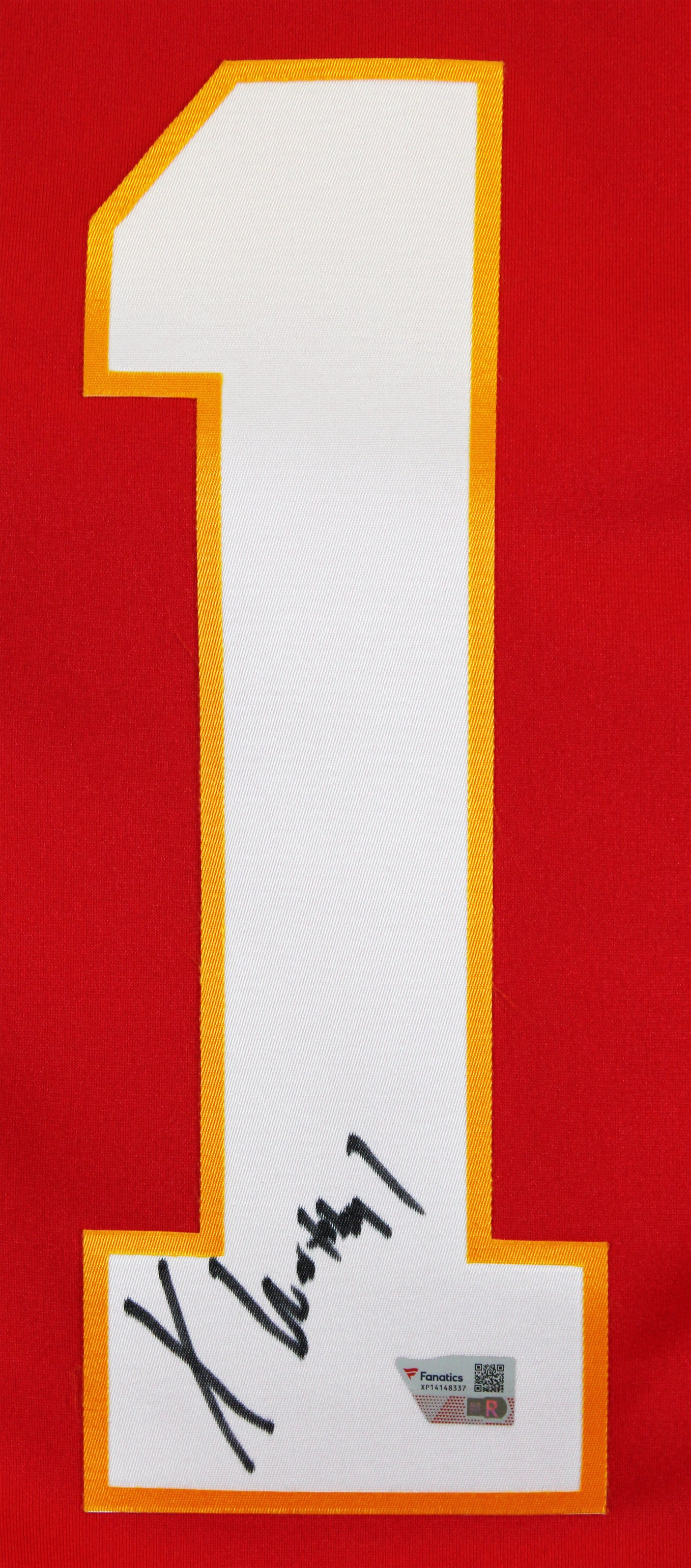 Chiefs Xavier Worthy Signed Red Nike Limited Jersey Fanatics #XP14148337