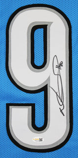 Ndamukong Suh Authentic Signed Blue Pro Style Framed Jersey JSA Witness