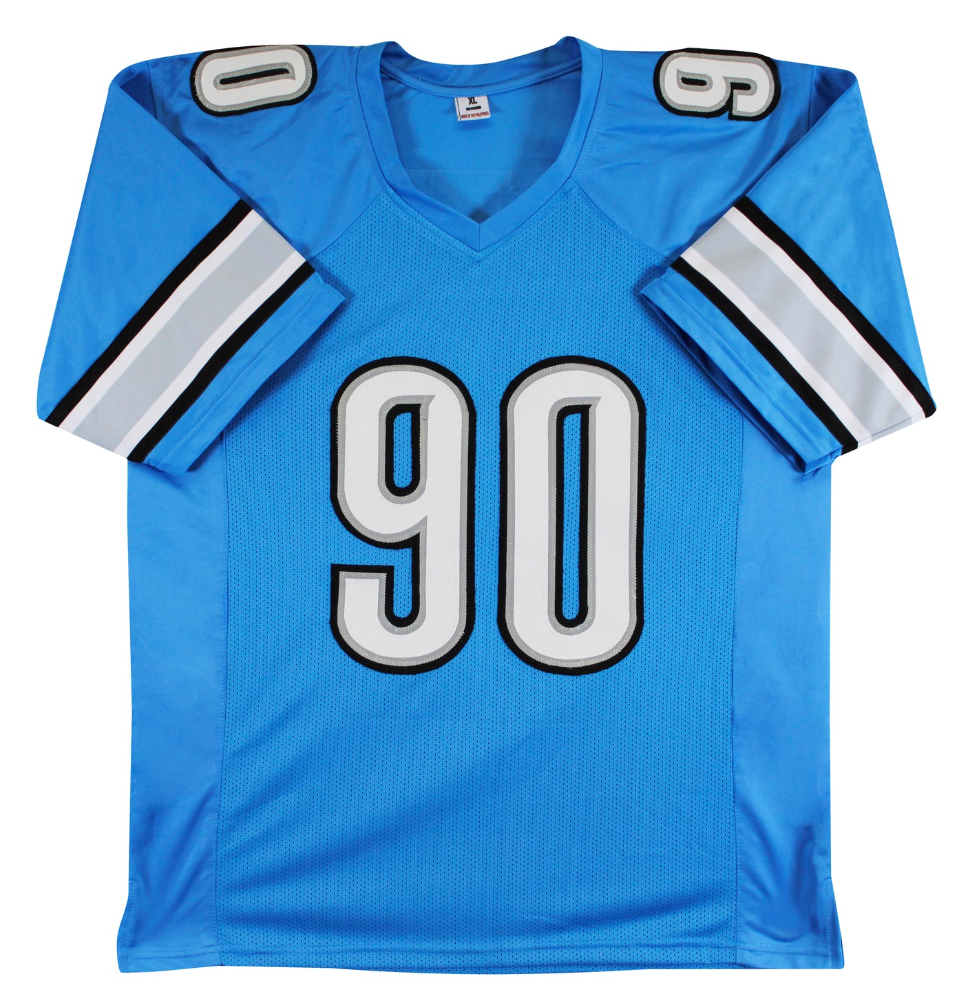 Ndamukong Suh Authentic Signed Blue Pro Style Jersey Autographed BAS Witnessed