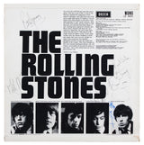 Rolling Stones (5) Jagger, Richards, Jones, Watts & Wyman Signed Album Cover BAS