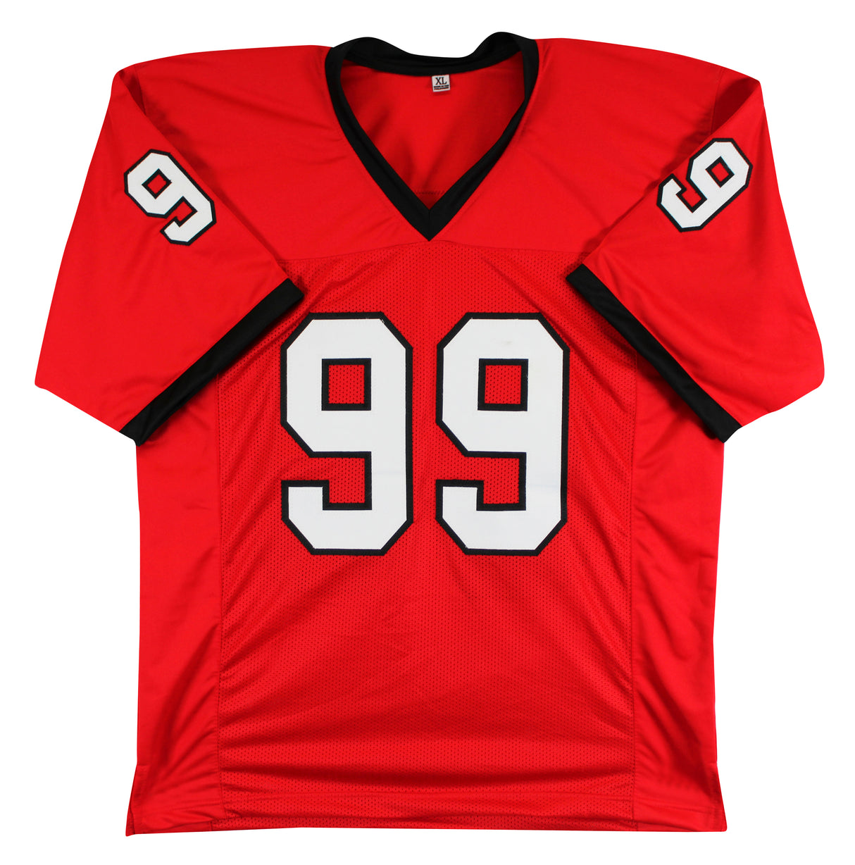 Georgia Jordan Davis Authentic Signed Red Pro Style Jersey JSA Witnessed 2