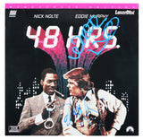 Nick Nolte & Eddie Murphy Authentic Signed 48 Hours LaserDisc Cover BAS #AA49921