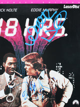 Nick Nolte & Eddie Murphy Authentic Signed 48 Hours LaserDisc Cover BAS #AA49921