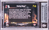 Jeff Hardy & Matt Hardy Signed 2001 Fleer WWF Raw is War Raw #76 Card BAS Slab