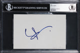 Gary Oldman Harry Potter Authentic Signed 4x6 Index Card BAS Slabbed