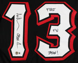 Ari Lehman "First F'N Jason" Authentic Signed Black Hockey Jersey BAS Witnessed