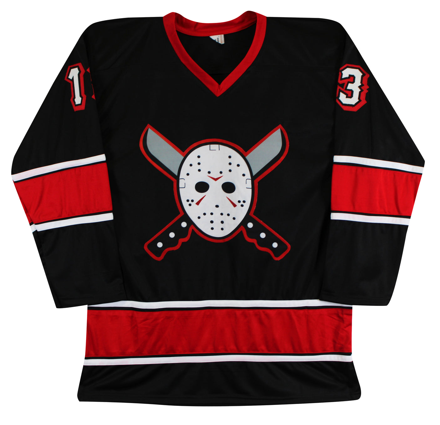Ari Lehman "First F'N Jason" Authentic Signed Black Hockey Jersey BAS Witnessed
